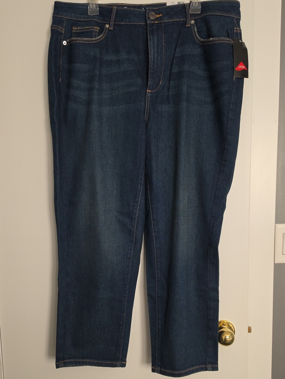 Stretch Straight-Leg Jeans - Addition Elle - Women's - Size 20 - NEW WITH TAGS